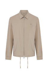 Megusta Wool Logo Detailed Zipped Jacket