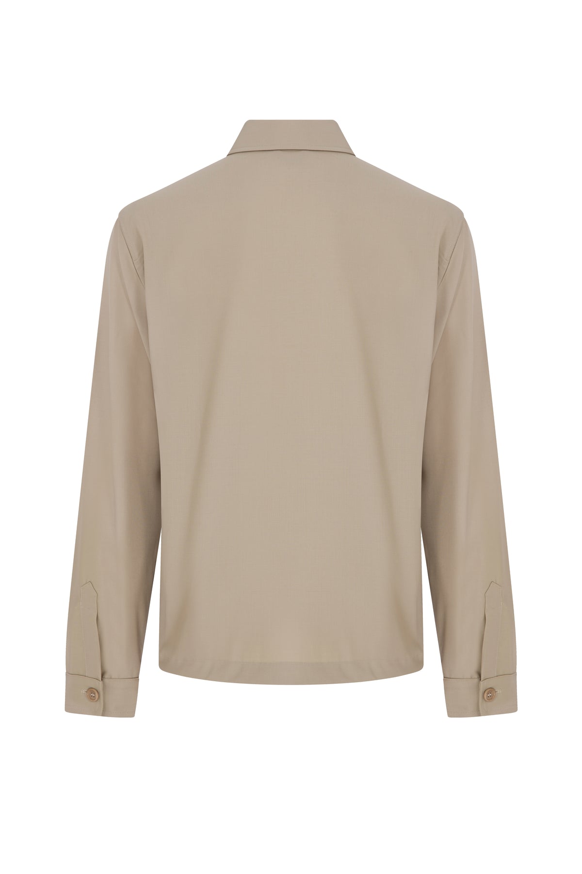 Megusta Wool Logo Detailed Zipped Jacket