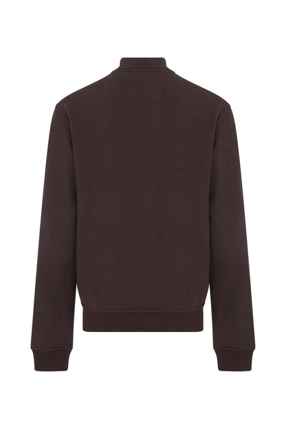 Megusta Cashmere Blend Terry Logo Zipped Sweatshirt
