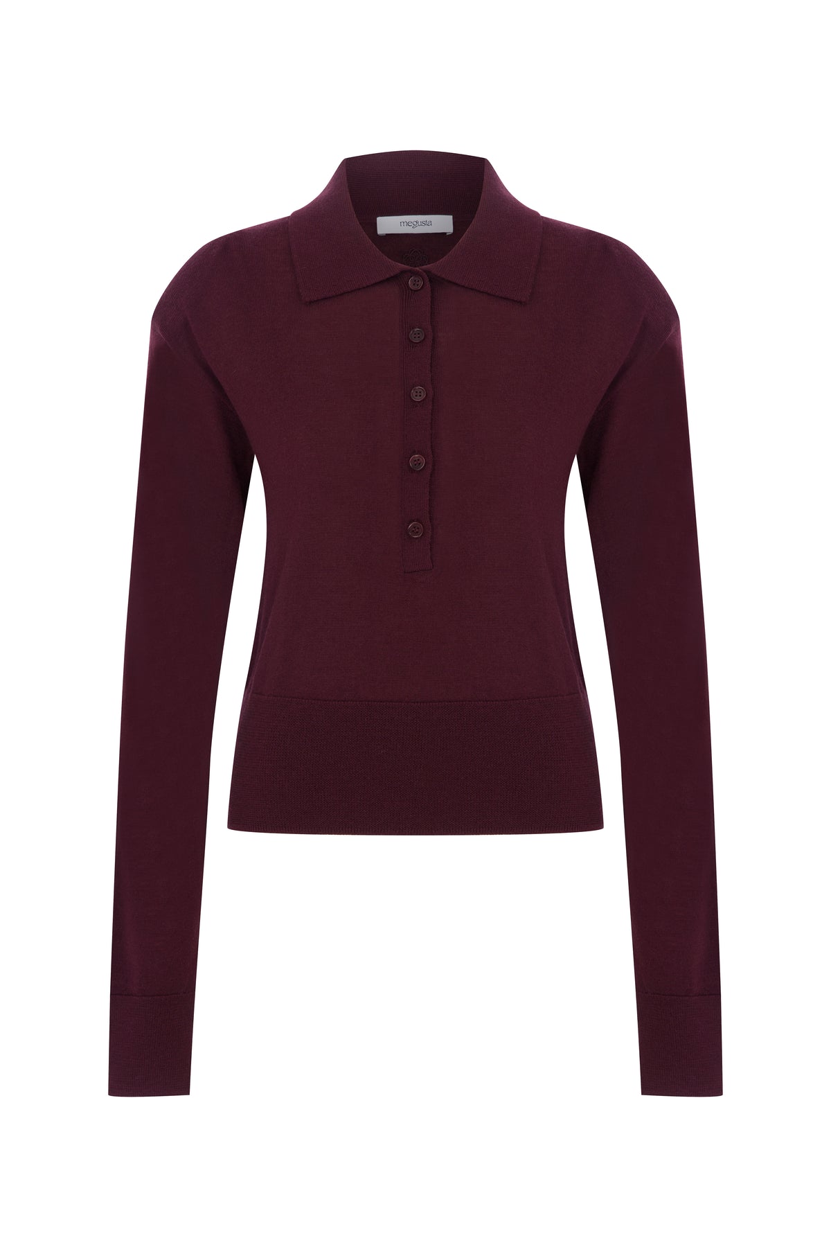 Megusta Padded Knit Longsleeve Polo