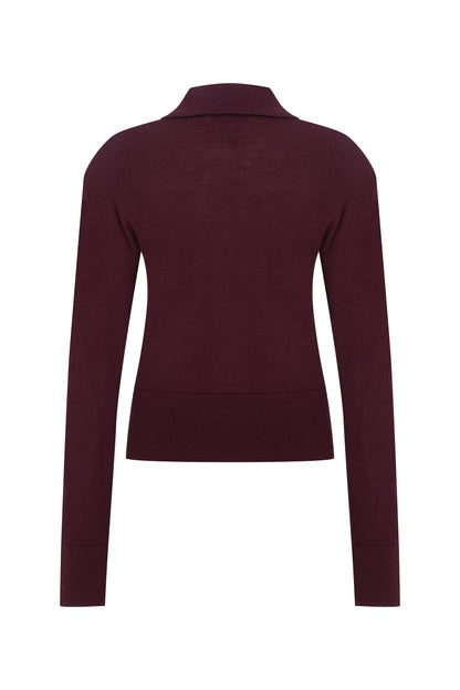 Megusta Padded Knit Longsleeve Polo