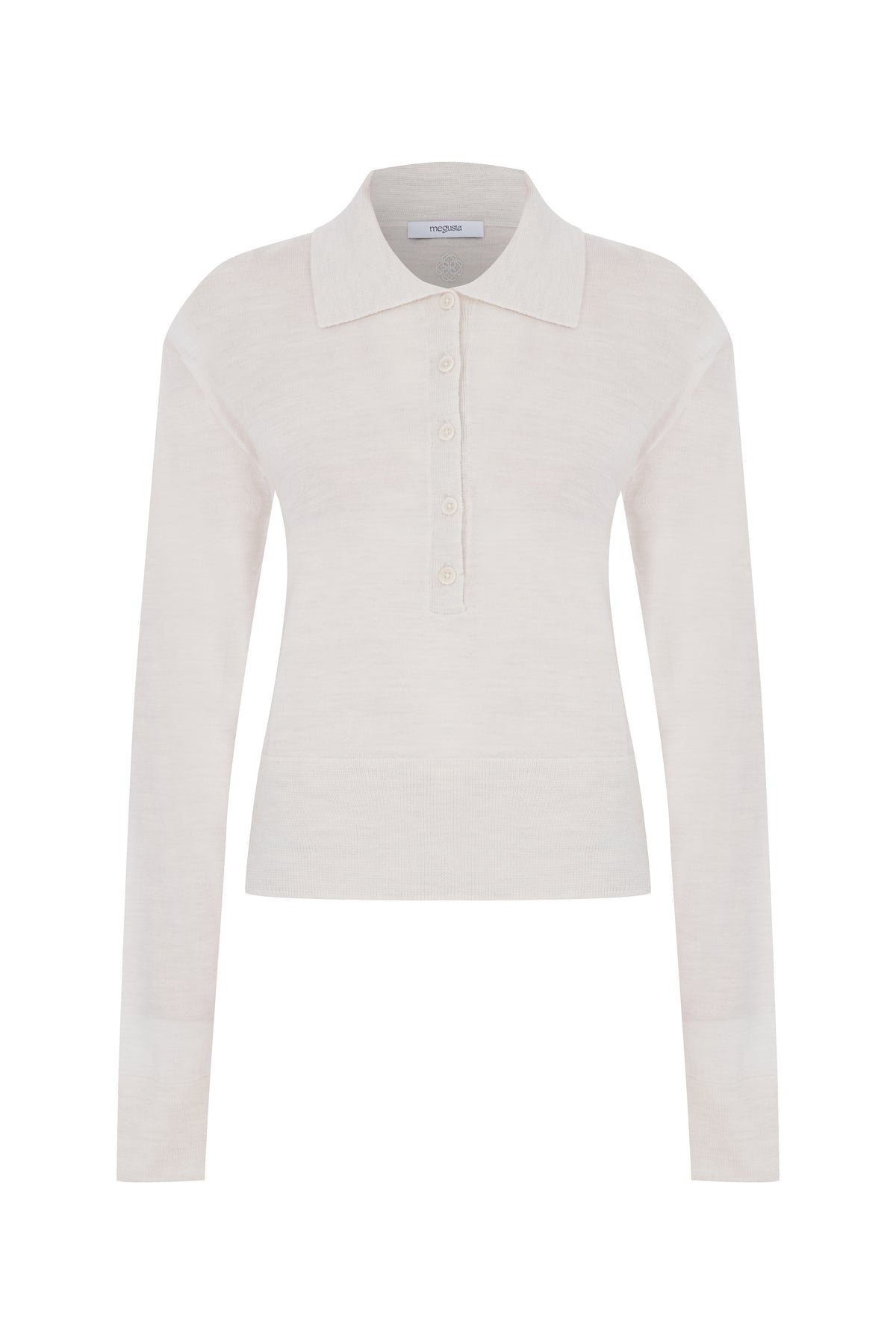 Megusta Padded Knit Longsleeve Polo