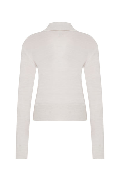 Megusta Padded Knit Longsleeve Polo