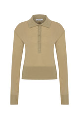 Megusta Padded Knit Longsleeve Polo