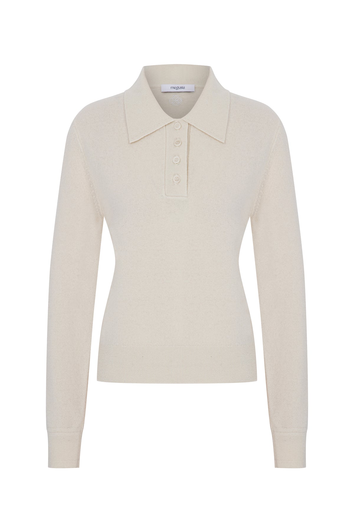 Megusta Oversized Cashmere Wool Polo Knit