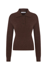 Megusta Oversized Cashmere Wool Polo Knit