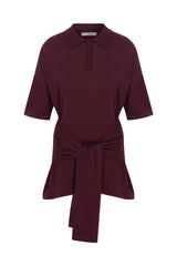 Oversized Sleeved Polo Merino Wool