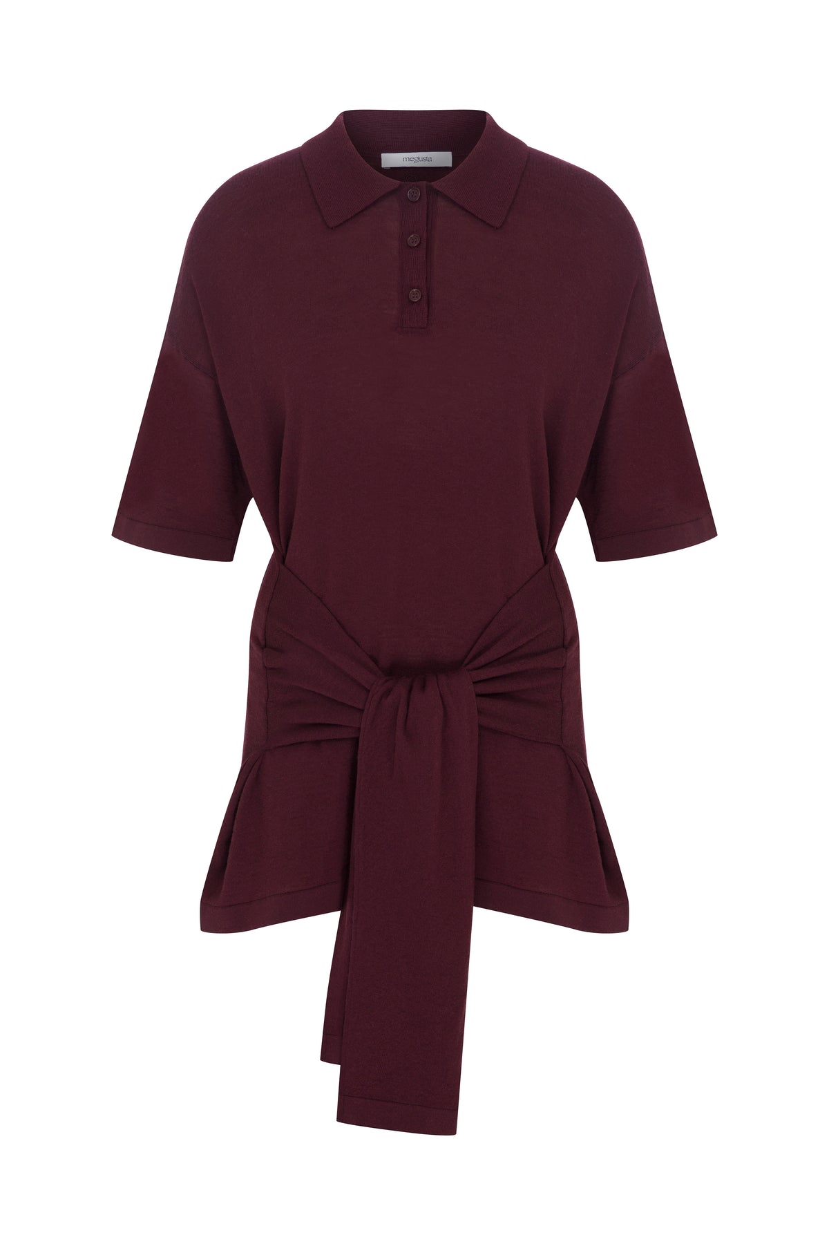 Oversized Sleeved Polo Merino Wool