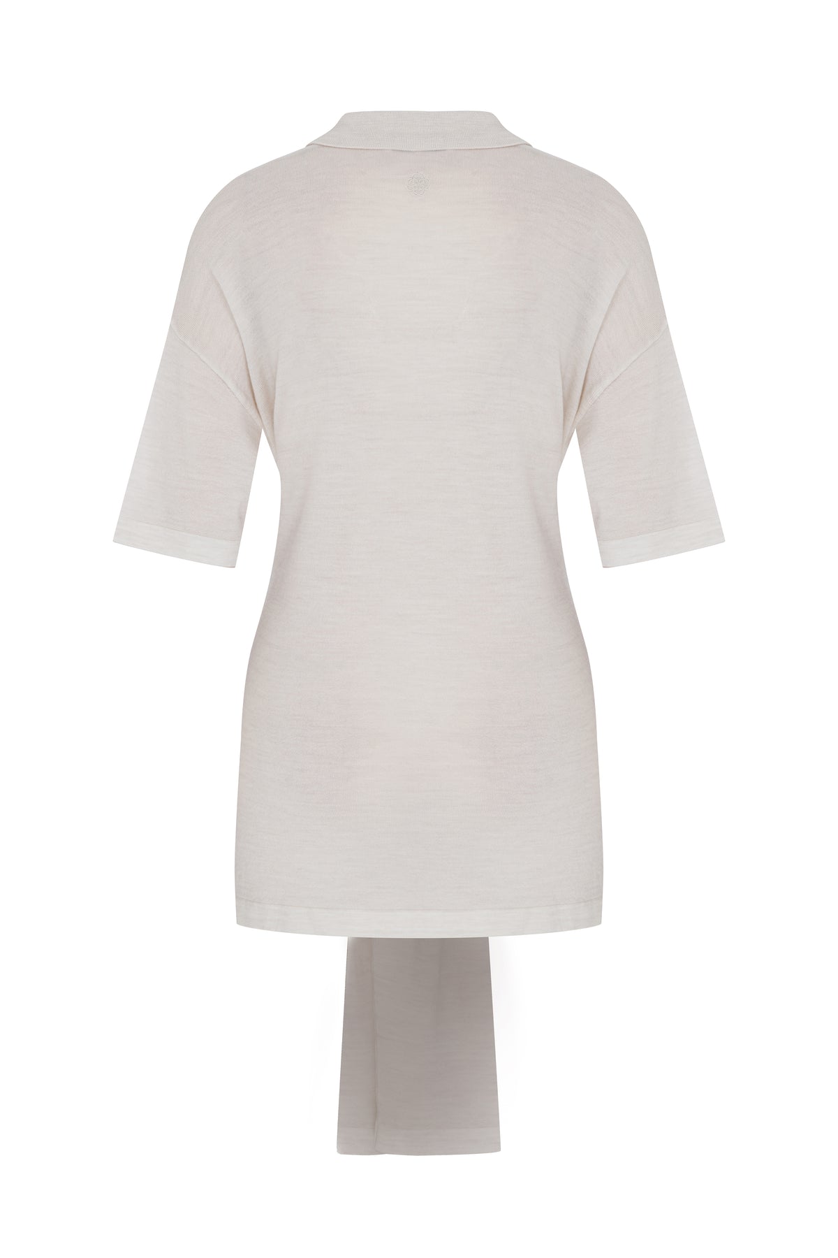 Oversized Sleeved Polo Merino Wool