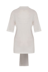 Oversized Sleeved Polo Merino Wool