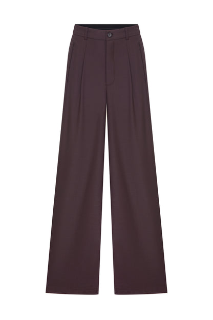 Megusta High Waisted Tropical Wool Trousers