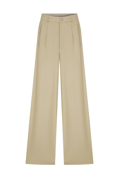 Megusta High Waisted Tropical Wool Trousers